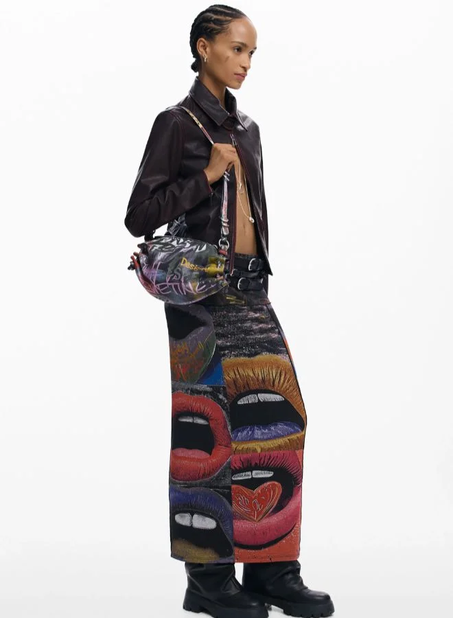DESIGUAL Arty Printed Bag
